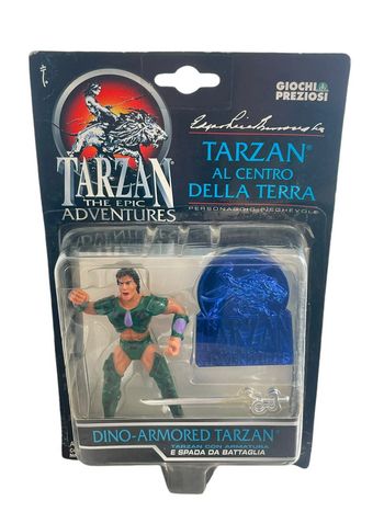 Figurine Tarzan The Epic Adventures Dino-Armored Tarzan Giochi Preziosi 1995