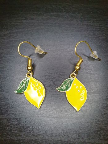 Boucles d'oreilles "Citron"