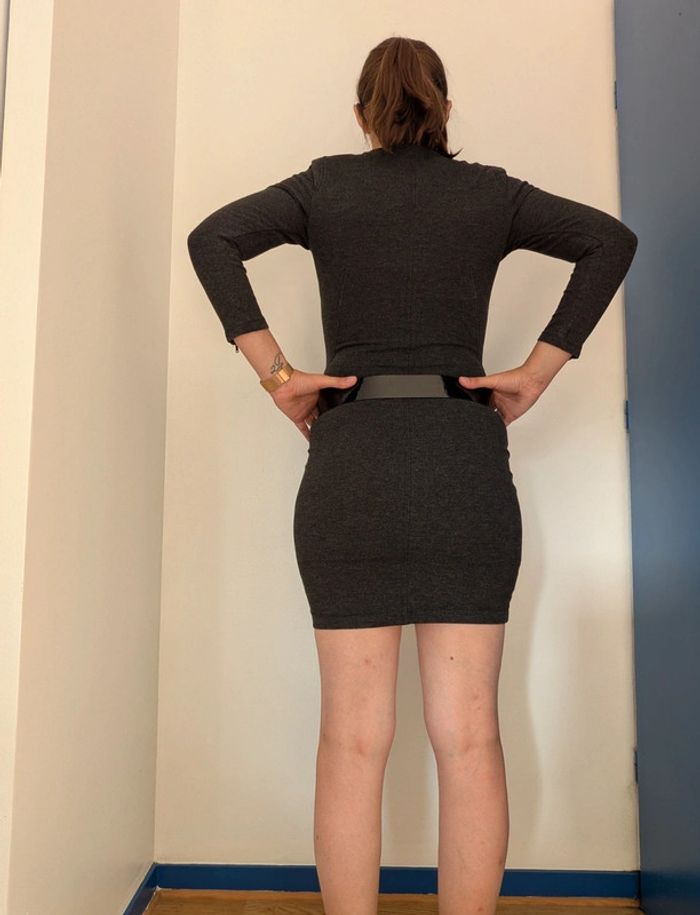 Robe grise Zara - photo numéro 3