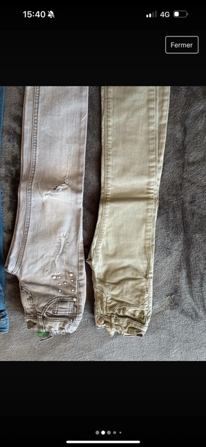 Lot pantalon fille - photo numéro 2