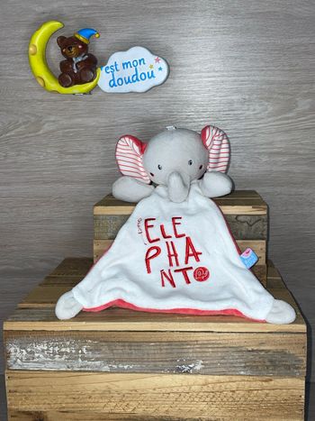 SDO58 doudou éléphant 🐘 sucre d’orge