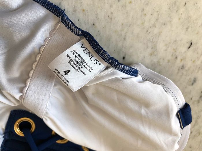 Maillot de bain 1 pièce bustier marine Venus - photo numéro 7