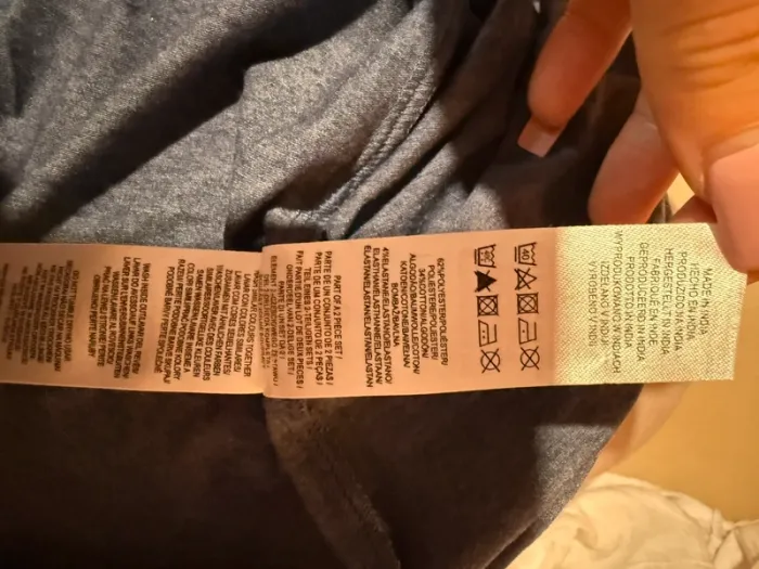 Tee shirt de pyjama stitch XS Disney bleu gris - photo numéro 7