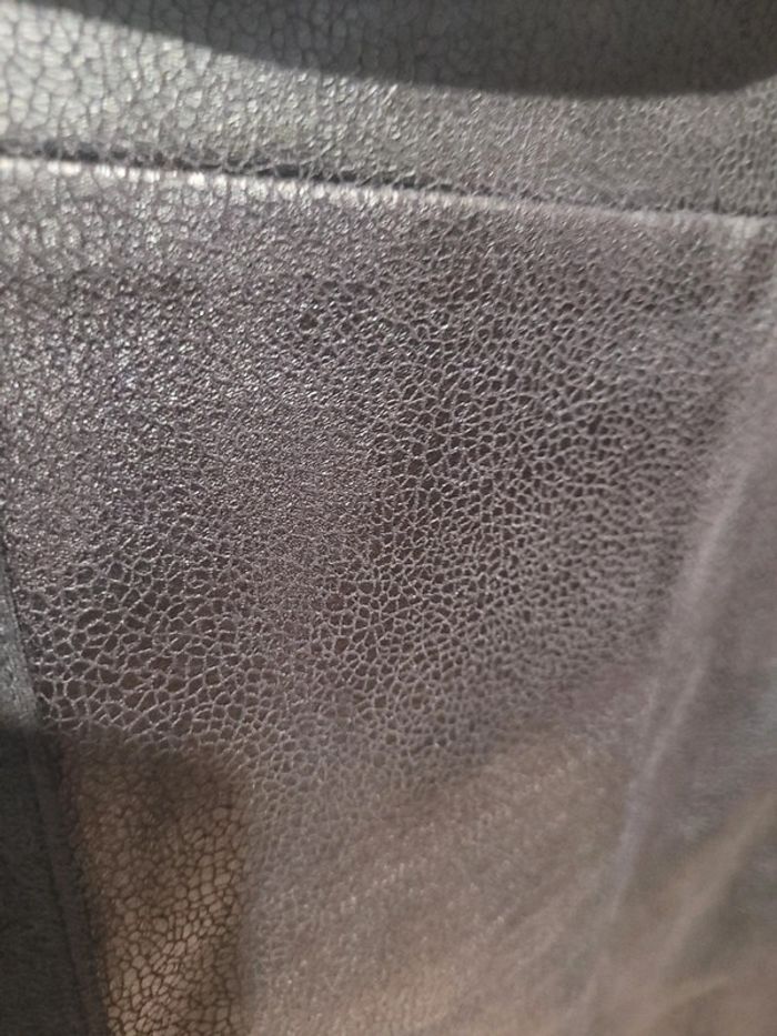 Jupe effet cuir et daim - photo numéro 4
