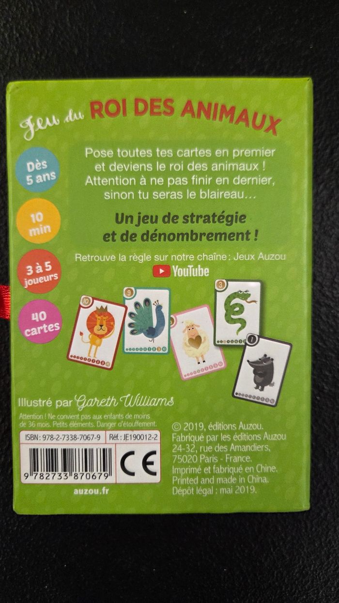 Jeux de carte Le president dès 5 ans - photo numéro 2