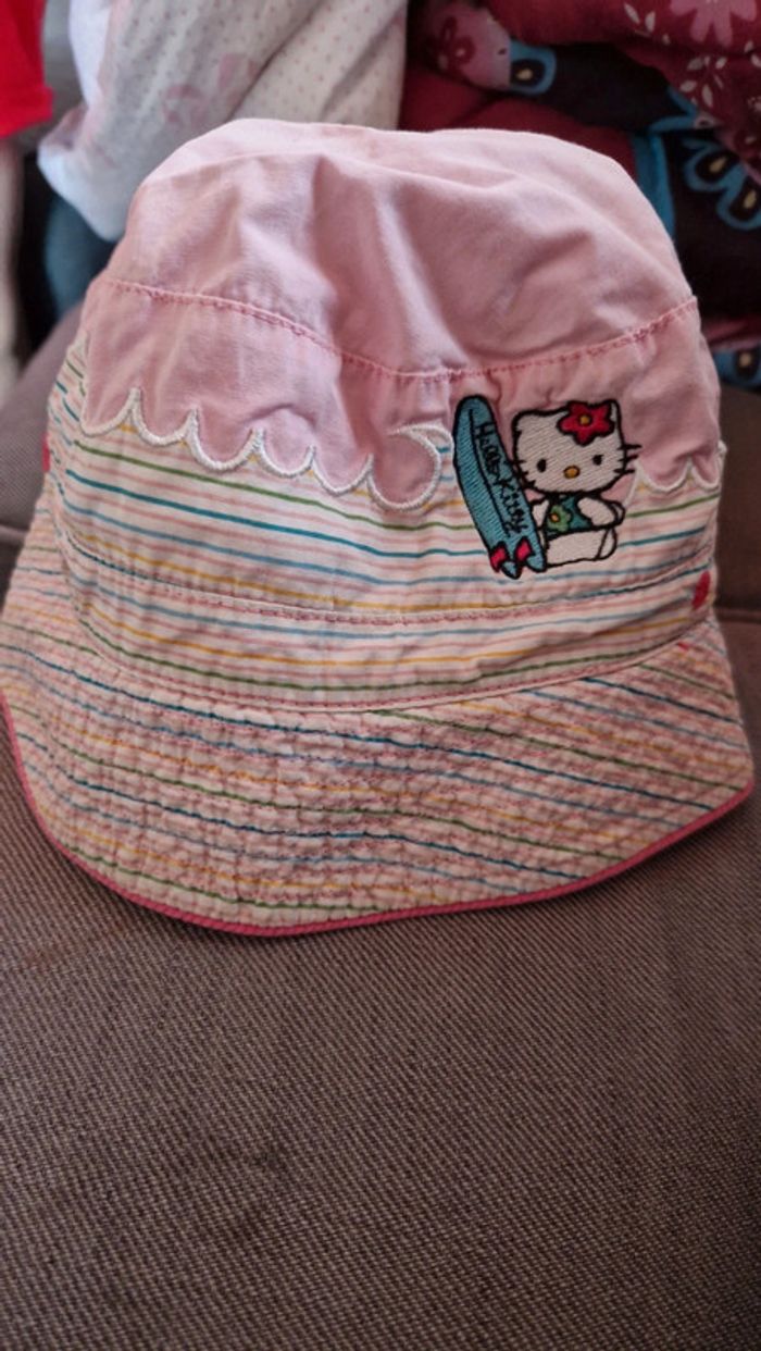 Chapeaux bob rose fille hello kitty - photo numéro 4