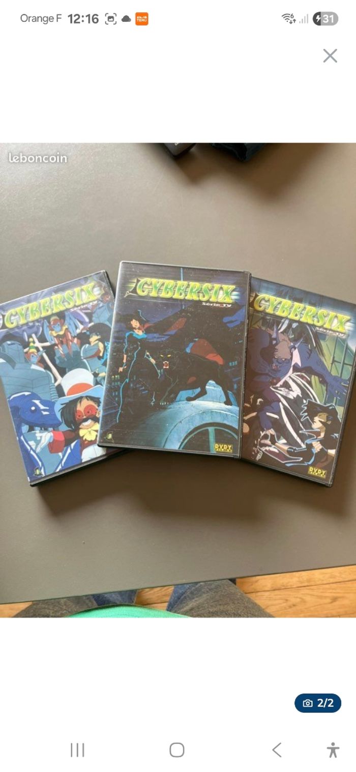 Dvd manga cybersix - photo numéro 2