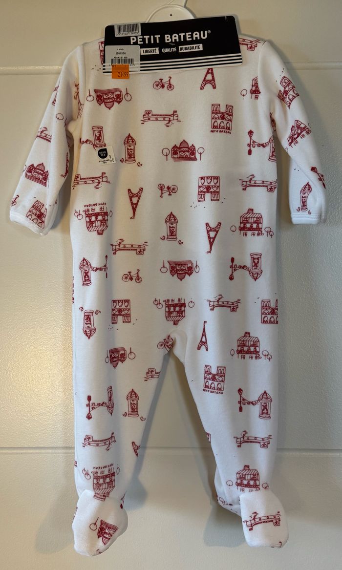 Grenouillère / pyjama Petit Bateau taille 18 mois 81 cm