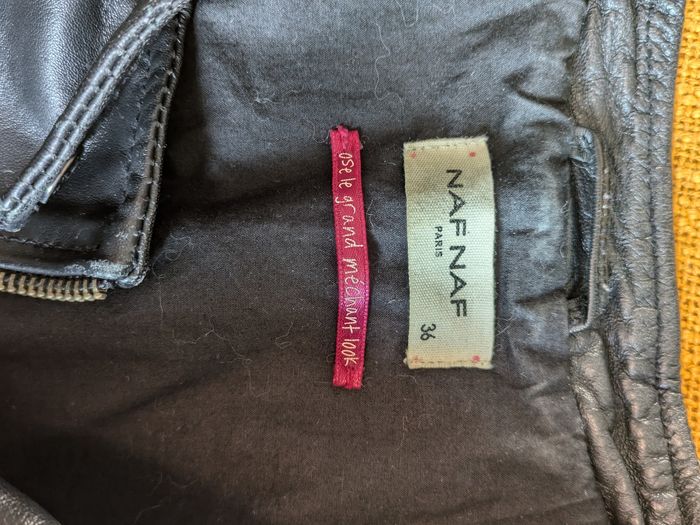 Perfecto cuir Naf Naf - photo numéro 4