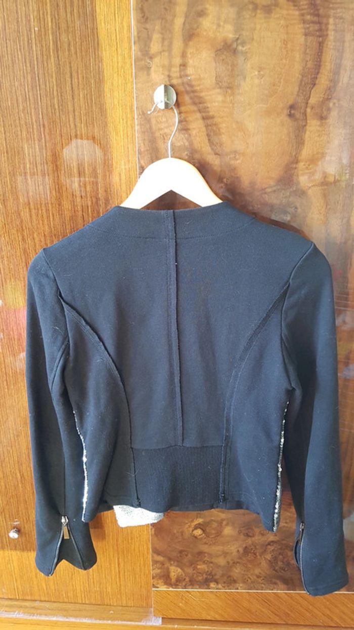 Blazer argentée à strass - photo numéro 5