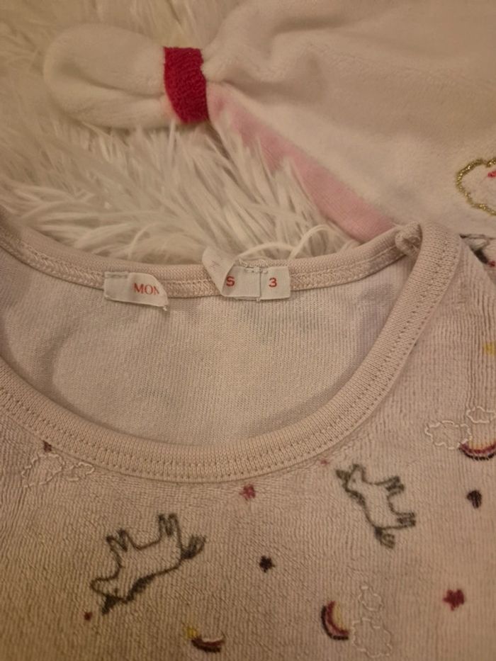 Pyjama hiver licorne - photo numéro 3