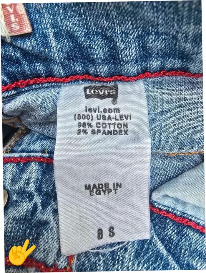 Jean Levi's 550 W26|FR36 coupe droite bleu Femme-Women - photo numéro 7