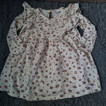 Robe fleuris manches longue 2-3ans
