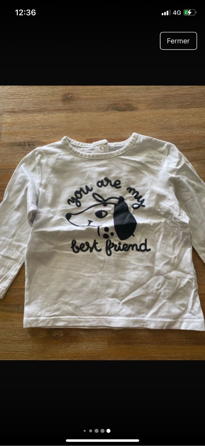 Lot 5 tee shirt manches longues - photo numéro 6