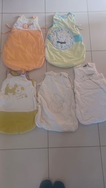 Lot de 5 turbulettes bébé