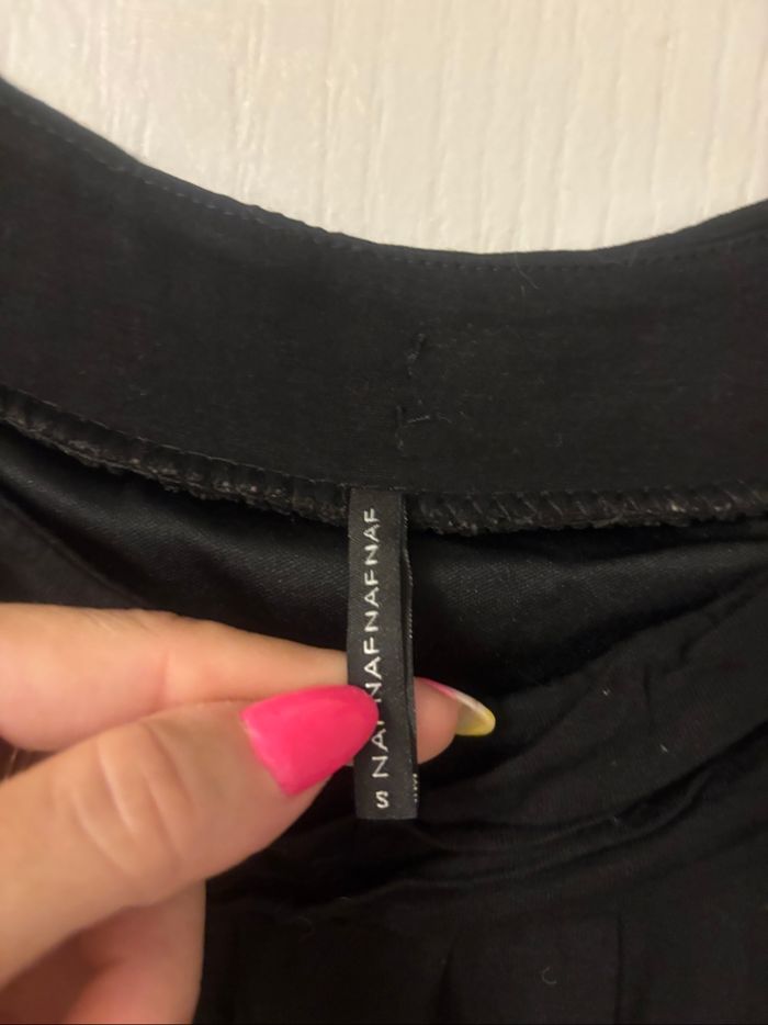 Robe noire sans manches Naf Naf s - photo numéro 2