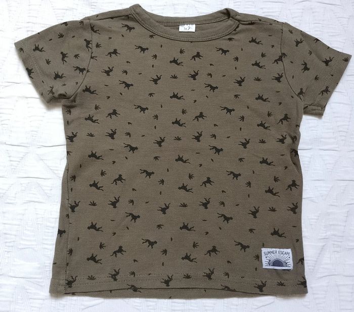 Zeeman t-shirt manches courtes kaki