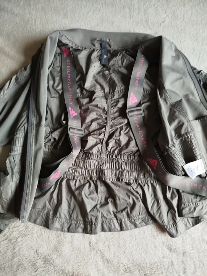 Veste de sport Adidas Stella McCartney grise taille M - photo numéro 2