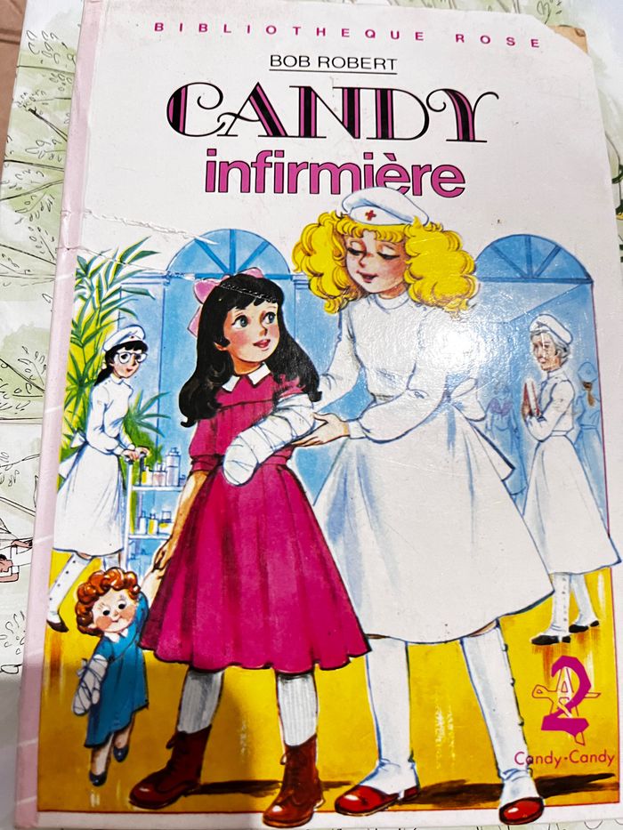 Livre ancien pour enfant : Candy infirmière, édition 1983