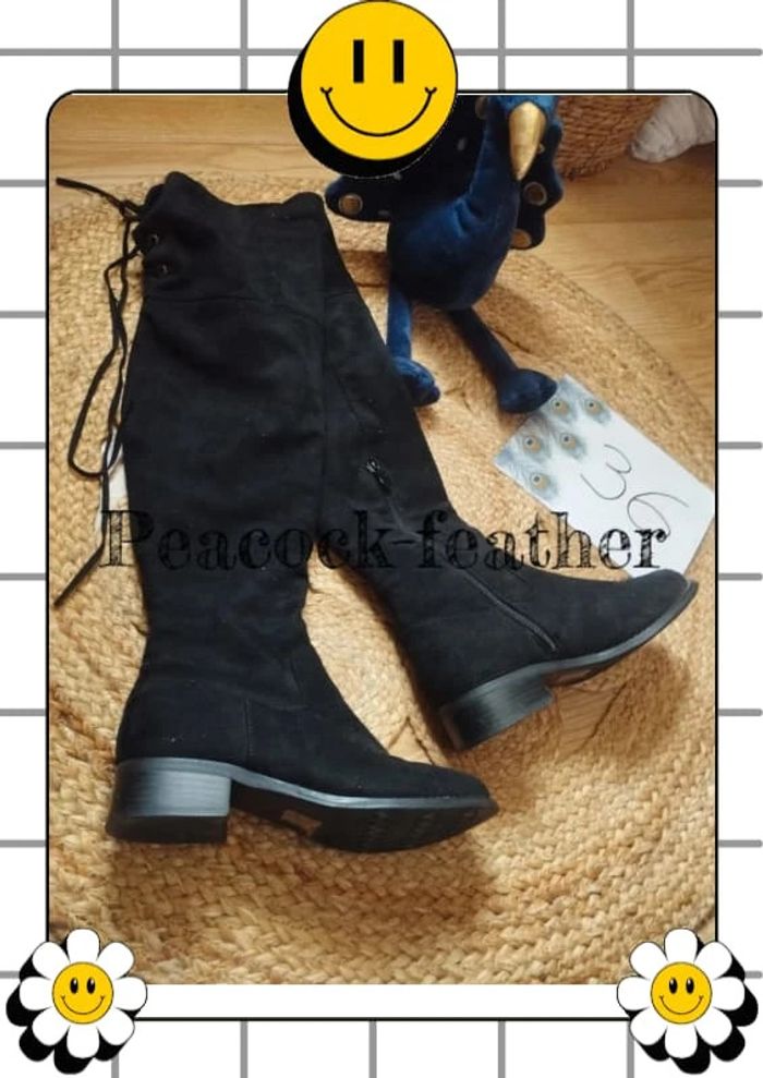 Bottes Cuissardes noires 36 - photo numéro 5