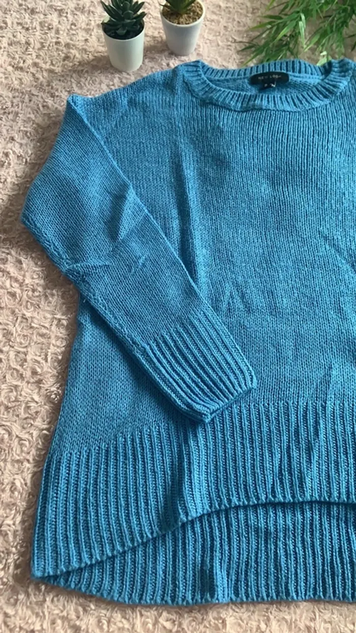 Pull bleu - photo numéro 4