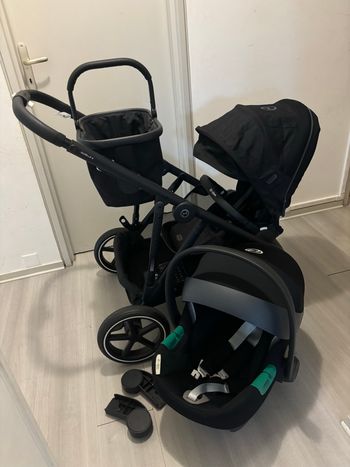 Vend poussette  double cybex