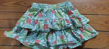 Jupe Vertbaudet 8 ans fleurs