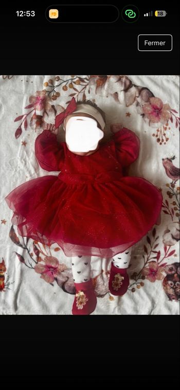 Robe + bandeau + chausson 