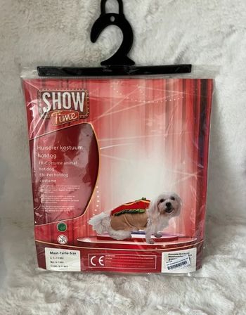Déguisement hotdog pour chien et chat taille L