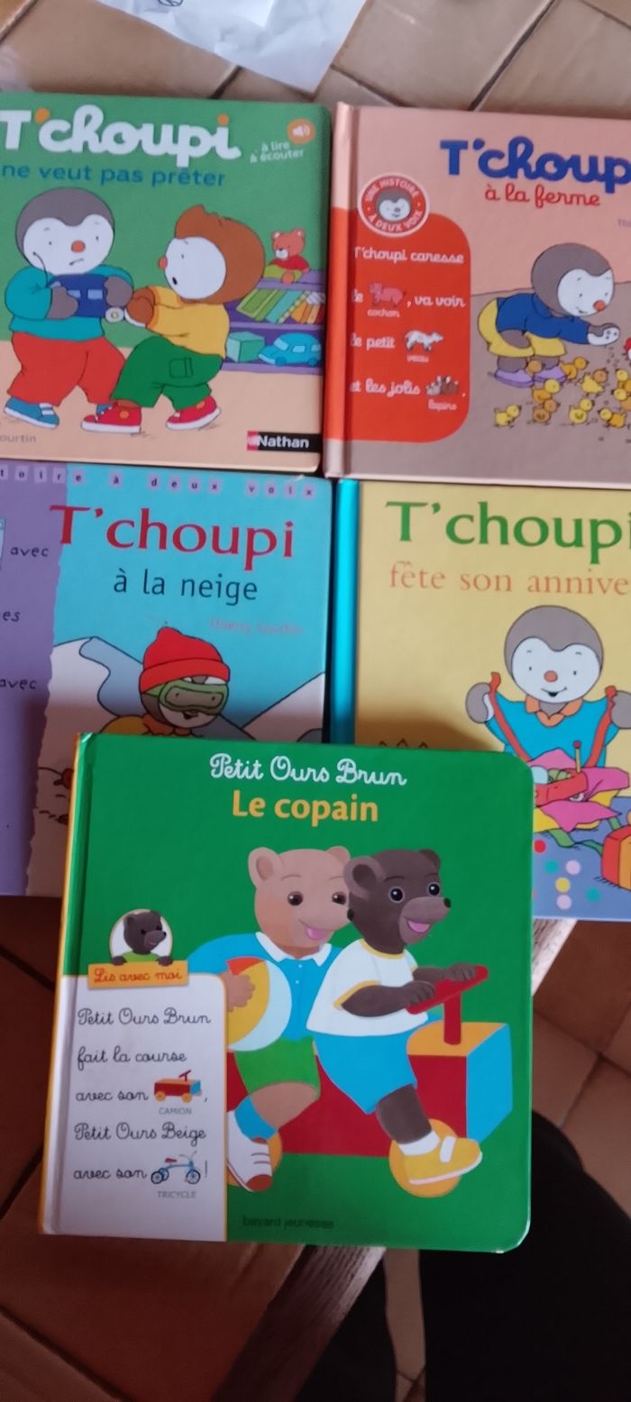 Lot livre tchoupi et petit ours
