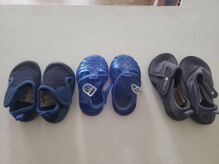 Lot de 3 paires de chaussures aquatiques