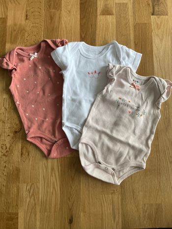 Bodys manches courtes 3mois