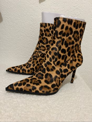 Heel boots Zara léopard sold out