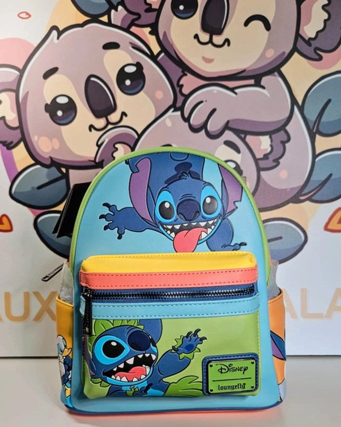 Disney - Jaase Stitch Colorblock - Mini Sac à Dos Loungefly Exclusive