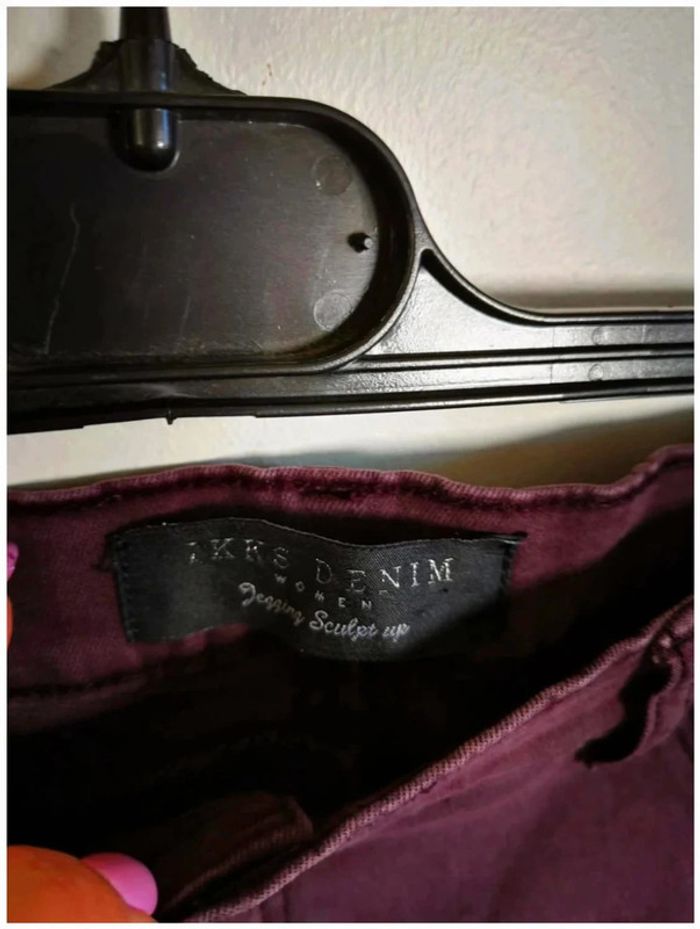 C33 jeans violet IKKS 42 - photo numéro 3