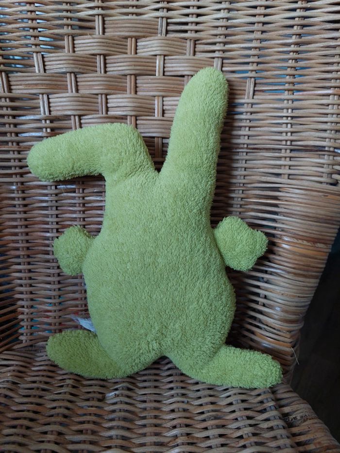Fly tissea - peluche monstre gribouille vert - photo numéro 2