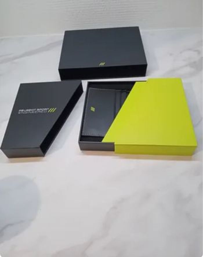 Kit porte-Cartes et housse de clés cuir Peugeot - photo numéro 3