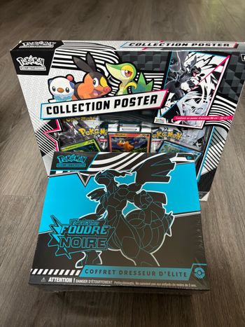 ETB foudre noire + poster pokemon