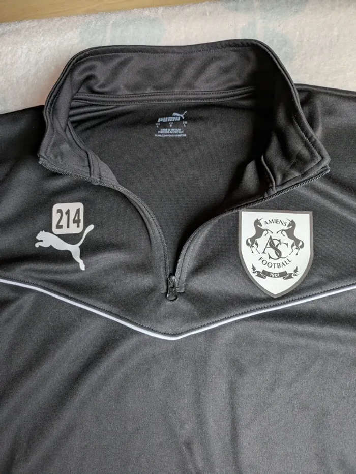 Sweat 1/3 zippé Amiens SC - photo numéro 3