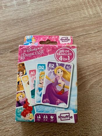 Jeu de familles 4 en 1 Disney Princesse