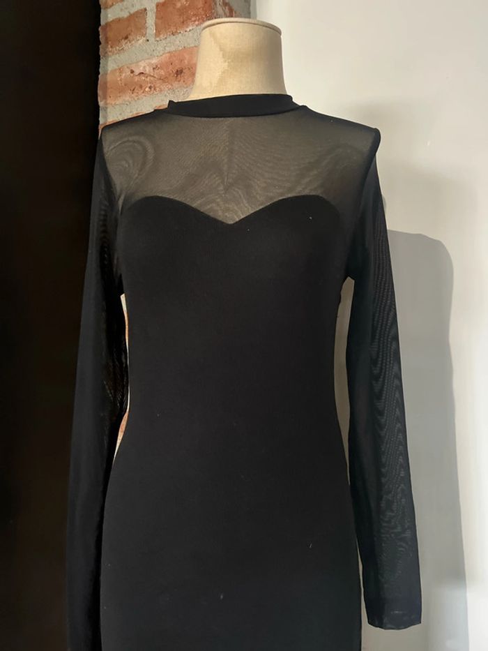 Robe moulante haut transparent - photo numéro 2