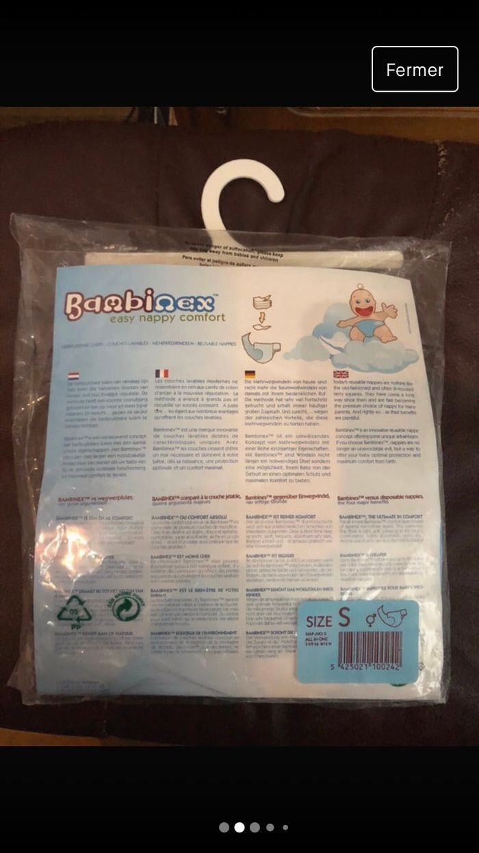 Couche lavable bambinex - photo numéro 2