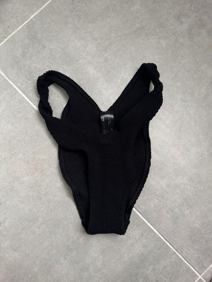 Maillot de bain 2 pièces noir Asos Design - photo numéro 6