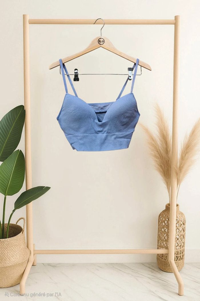 Brassière bleue