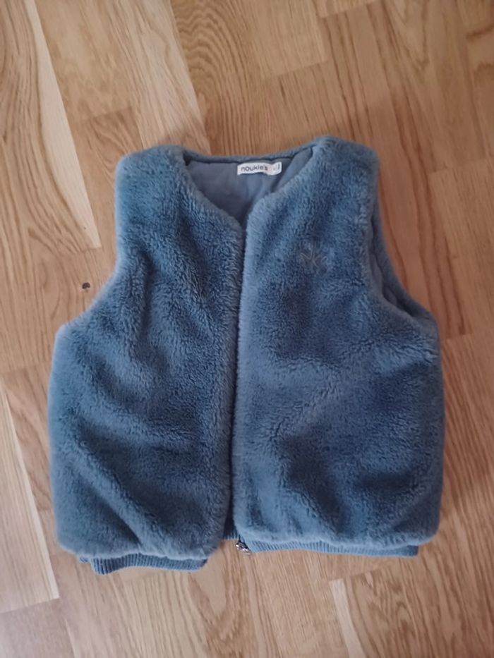 Veste fausse fourrure sans manches Noukie's