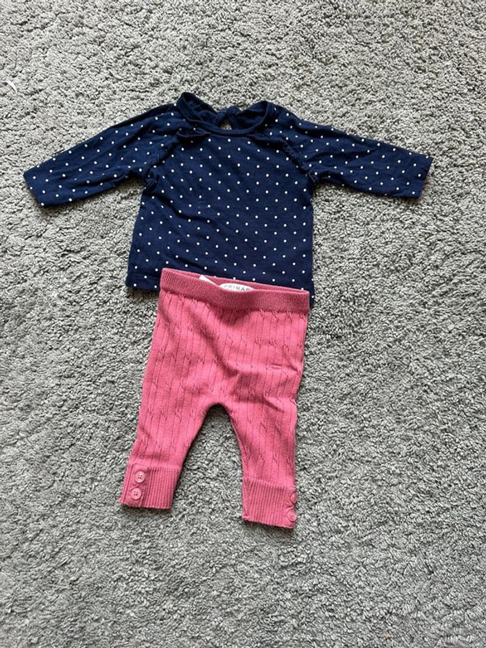 Ensemble bébé fille taille 1 mois - photo numéro 2