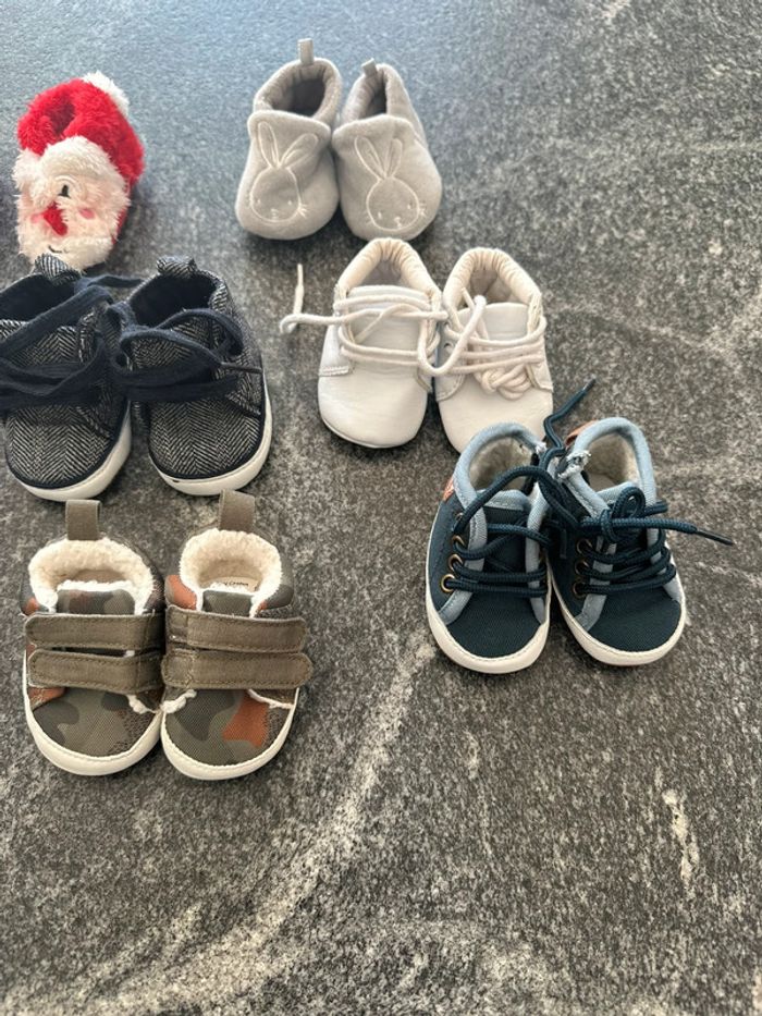 Lot de 10 paires de chaussures bébé garçons 0-3 mois - photo numéro 3