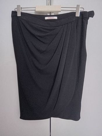 Jupe noire 38 neuve drapée