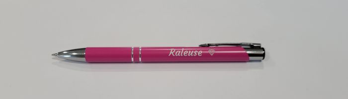 STYLO BILLE INSCRIPTION RALEUSE COLORIS ROSE ! NEUF ! IDEE CADEAU !