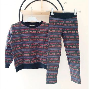 6-8 ans ensemble Kenzo sweat et bas ( étiquette 8 mais taille plutôt petit)